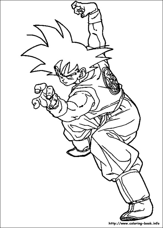 Dragon Ball Z coloring picture
